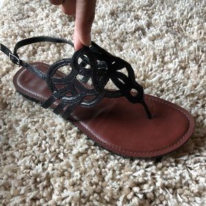 Kelly & Katie black sandal